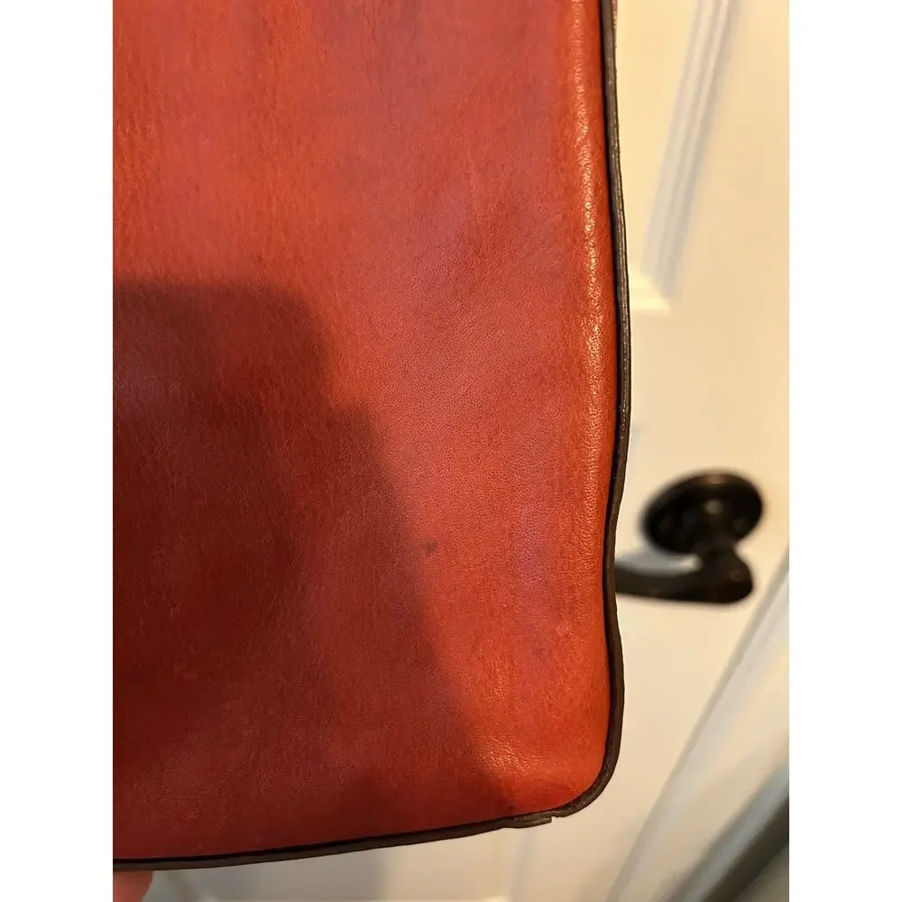 Fossil Vintage Red Crossbody Bag Leather